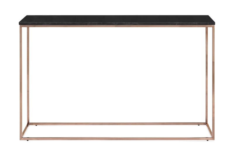 Avlastningsbord Titania 120 cm Marmor - Svart|Koppar - Konsolbord & hallbord - Avlastningsbord & sidobord - Marmorbord - Hallförvaring
