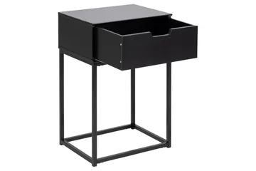 Azelia Sängbord 30 cm - Svart - Möbler - Bord & matgrupp - Avlastningsbord & sidobord - Sängbord & nattduksbord