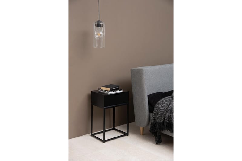 Azelia Sängbord 30 cm - Svart - Möbler - Bord & matgrupp - Avlastningsbord & sidobord - Sängbord & nattduksbord