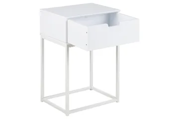 Azelia Sängbord 30 cm - Vit - Möbler - Bord & matgrupp - Avlastningsbord & sidobord - Sängbord & nattduksbord