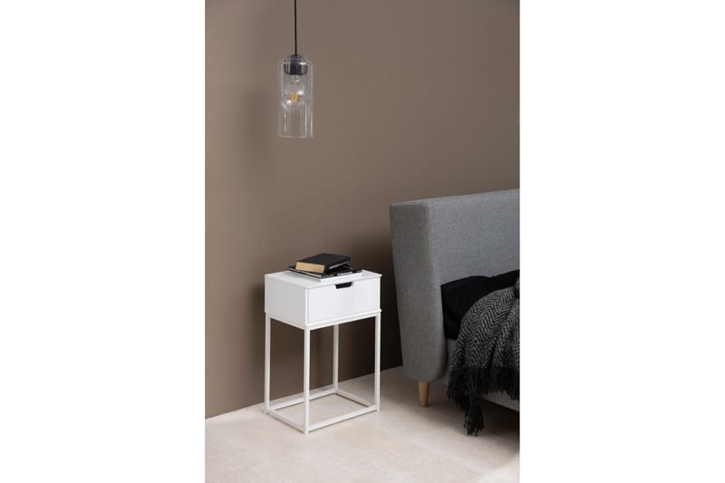 Azelia Sängbord 30 cm - Vit - Möbler - Bord & matgrupp - Avlastningsbord & sidobord - Sängbord & nattduksbord