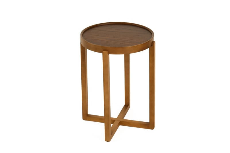 Babilas Satsbord (3 delar) 45x55x45 cm - Valnöt - Möbler - Bord & matgrupp - Avlastningsbord & sidobord - Satsbord
