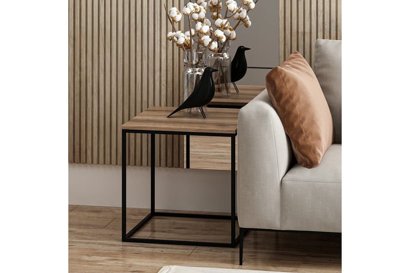 Basak Sidobord 52 cm - Valnöt - Möbler - Bord & matgrupp - Avlastningsbord & sidobord - Lampbord & sidobord