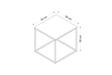 Basak Sidobord 52 cm - Valnöt - Möbler - Bord & matgrupp - Avlastningsbord & sidobord - Lampbord & sidobord
