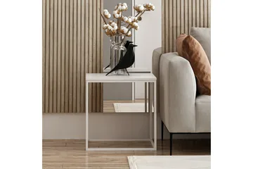 Basak Sidobord 52 cm - Vit - Möbler - Bord & matgrupp - Avlastningsbord & sidobord - Lampbord & sidobord