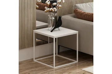 Basak Sidobord 52 cm - Vit - Möbler - Bord & matgrupp - Avlastningsbord & sidobord - Lampbord & sidobord