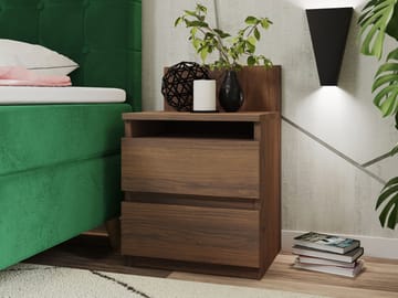 Basildon Sängbord 40 cm - brun - Möbler - Bord & matgrupp - Avlastningsbord & sidobord - Sängbord & nattduksbord