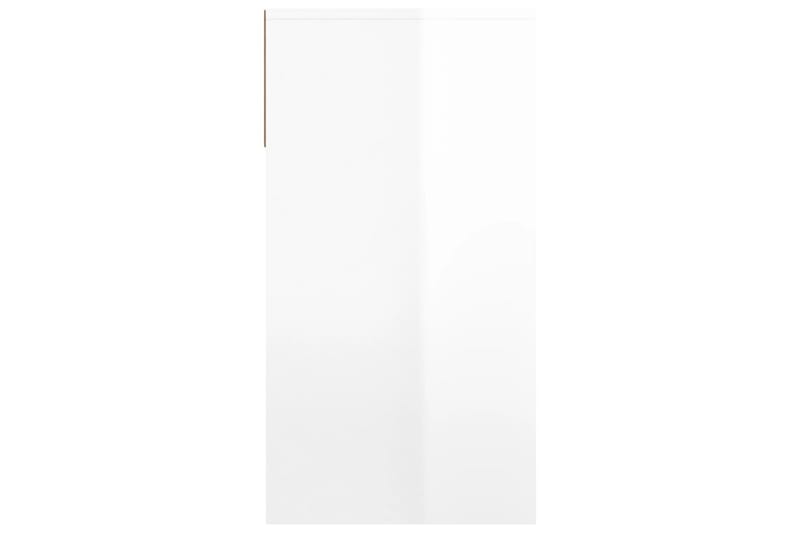 beBasic Konsolbord vit högglans 100x39x75 cm konstruerat trä - White - Konsolbord & hallbord - Avlastningsbord & sidobord - Hallförvaring