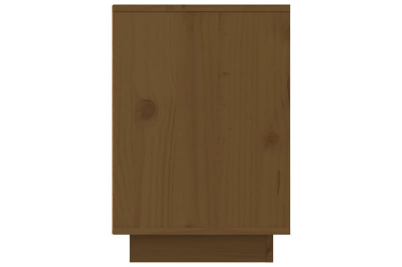 beBasic Sängbord 2 st honungsbrun 50x34x50 cm massiv furu - Brown - Sängbord & nattduksbord