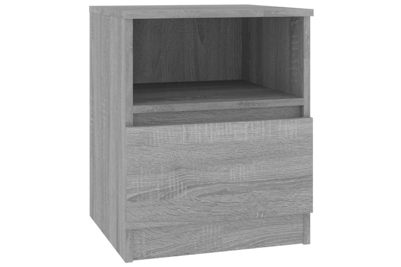 beBasic Sängbord grå sonoma 40x40x50 cm konstruerat tr�ä - Grey - Sängbord & nattduksbord