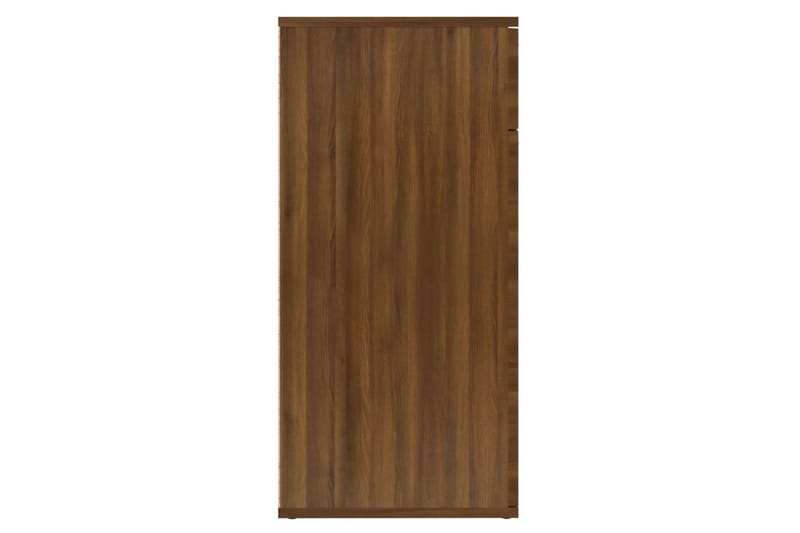 beBasic Skåp brun ek 80x36x75 cm konstruerat trä - Brown - Lampbord & sidobord - Brickbord & småbord