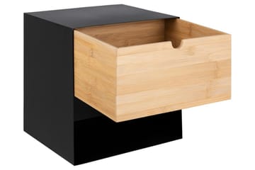 Belleuve Sängbord 25 cm - Svart - Möbler - Bord & matgrupp - Avlastningsbord & sidobord - Sängbord & nattduksbord