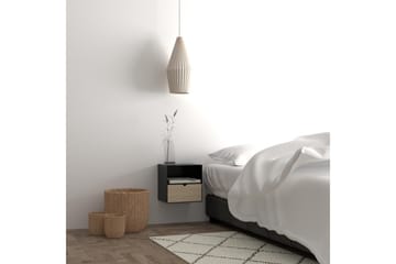 Belleuve Sängbord 25 cm - Svart - Möbler - Bord & matgrupp - Avlastningsbord & sidobord - Sängbord & nattduksbord