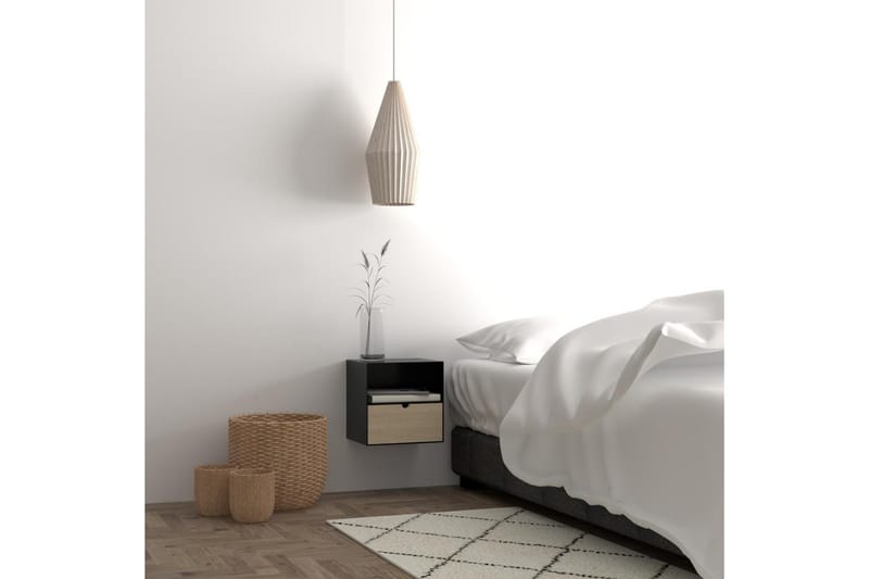 Belleuve Sängbord 25 cm - Svart - Möbler - Bord & matgrupp - Avlastningsbord & sidobord - Sängbord & nattduksbord