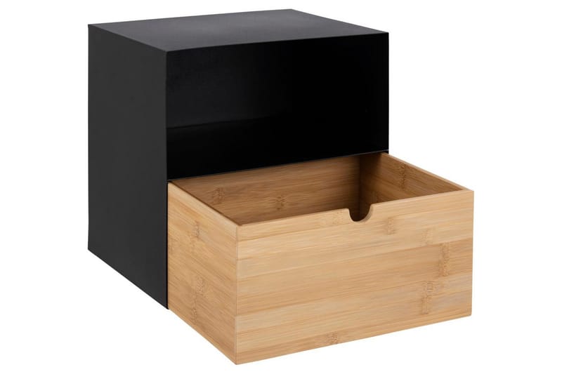 Belleuve Sängbord 25 cm - Svart - Möbler - Bord & matgrupp - Avlastningsbord & sidobord - Sängbord & nattduksbord