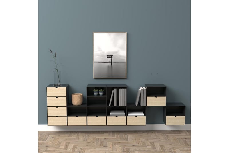 Belleuve Sängbord 25 cm - Svart - Möbler - Bord & matgrupp - Avlastningsbord & sidobord - Sängbord & nattduksbord