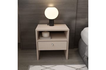Berriaren Sängbord 45 cm - Beige - Möbler - Bord & matgrupp - Avlastningsbord & sidobord - Sängbord & nattduksbord