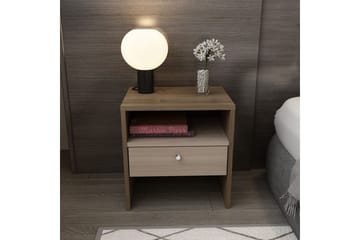 Berriaren Sängbord 45 cm - Valnöt - Möbler - Bord & matgrupp - Avlastningsbord & sidobord - Sängbord & nattduksbord