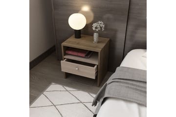 Berriaren Sängbord 45 cm - Valnöt - Möbler - Bord & matgrupp - Avlastningsbord & sidobord - Sängbord & nattduksbord