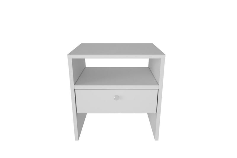 Berriaren Sängbord 45 cm, Vit