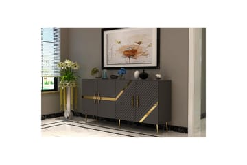 Bielany Konsollbord 150 cm - Guld/Grafitgrå - Möbler - Bord & matgrupp - Avlastningsbord & sidobord - Konsolbord & hallbord