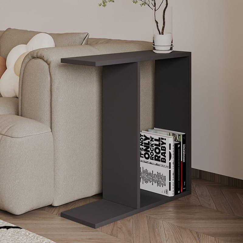 Bingdi Sidobord 60x60x60 cm - Antracit - Möbler - Bord & matgrupp - Avlastningsbord & sidobord - Brickbord & småbord