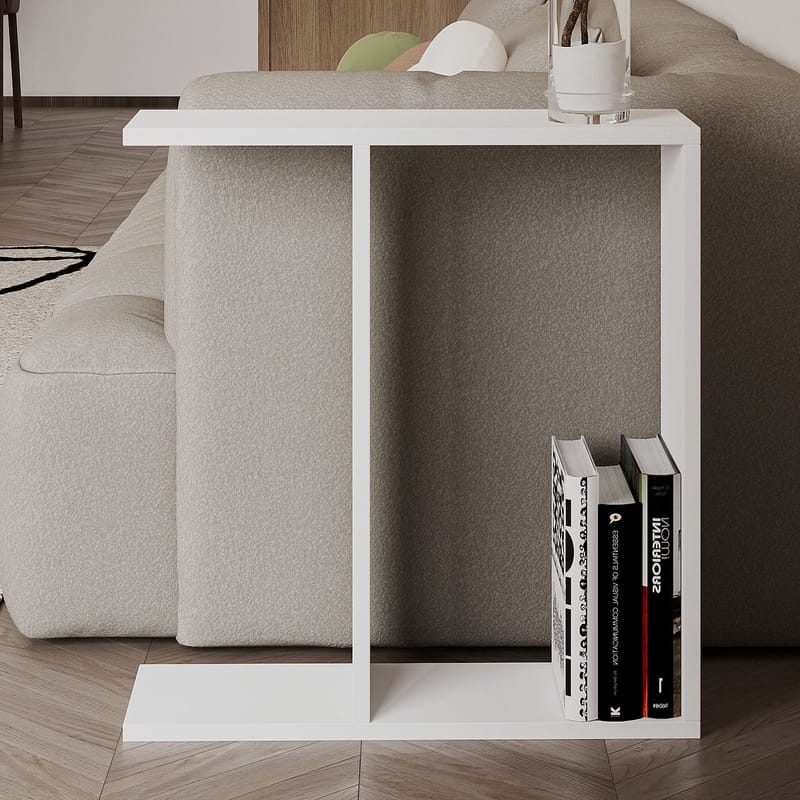 Bingdi Sidobord 60x60x60 cm - Vit - Möbler - Bord & matgrupp - Avlastningsbord & sidobord - Brickbord & småbord