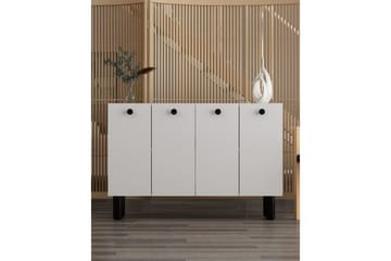 Bohem Konsollbord 120 cm - Vit/Svart - Möbler - Bord & matgrupp - Avlastningsbord & sidobord - Konsolbord & hallbord