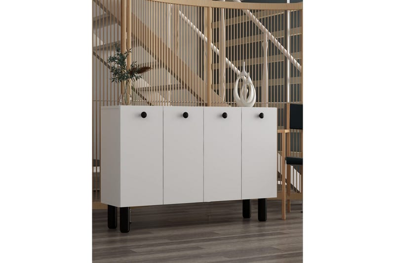 Bohem Konsollbord 120 cm - Vit/Svart - Möbler - Bord & matgrupp - Avlastningsbord & sidobord - Konsolbord & hallbord