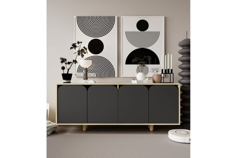 Bohem Konsollbord 180x150 cm - Brun/Antracit - Möbler - Bord & matgrupp - Avlastningsbord & sidobord - Konsolbord & hallbord