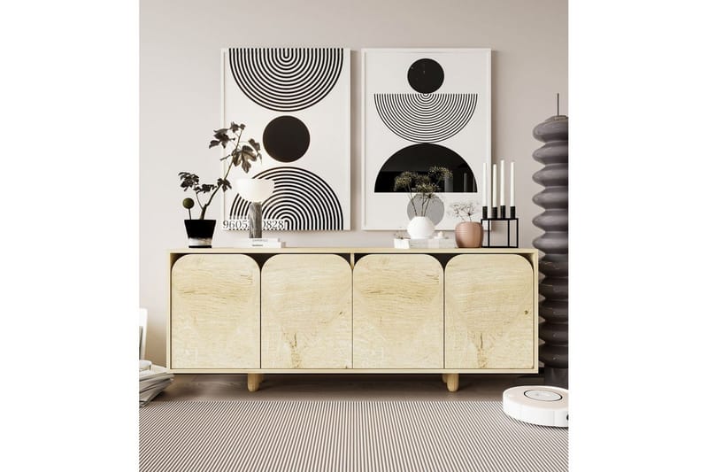 Bohem Konsollbord 180x180 cm - Brun - Möbler - Bord & matgrupp - Avlastningsbord & sidobord - Konsolbord & hallbord