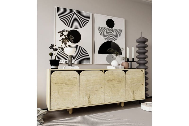 Bohem Konsollbord 180x180 cm - Brun - Möbler - Bord & matgrupp - Avlastningsbord & sidobord - Konsolbord & hallbord