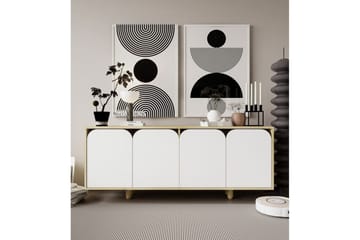 Bohem Konsollbord 180x180 cm - Brun/Vit - Möbler - Bord & matgrupp - Avlastningsbord & sidobord - Konsolbord & hallbord