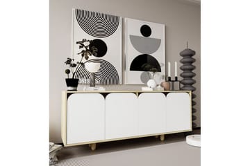 Bohem Konsollbord 180x180 cm - Brun/Vit - Möbler - Bord & matgrupp - Avlastningsbord & sidobord - Konsolbord & hallbord