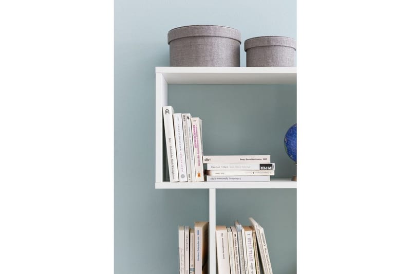 Bokhylla Wohnling Elegant med 6 förskjutna förvaringshyllor - Förvaring - Hylla - Bokhylla