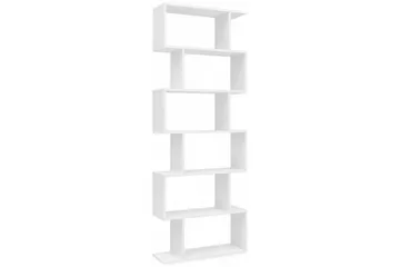 Bokhylla Wohnling Elegant med 6 förskjutna förvaringshyllor - Förvaring - Hylla - Bokhylla