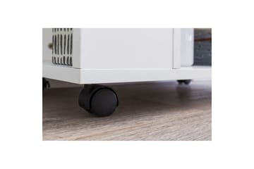 Bokhylla Wohnling mobil, modern och enkel med olika förvaringsfack Vit - Vit - Möbler - Bord & matgrupp - Avlastningsbord & sidobord - Konsolbord & hallbord