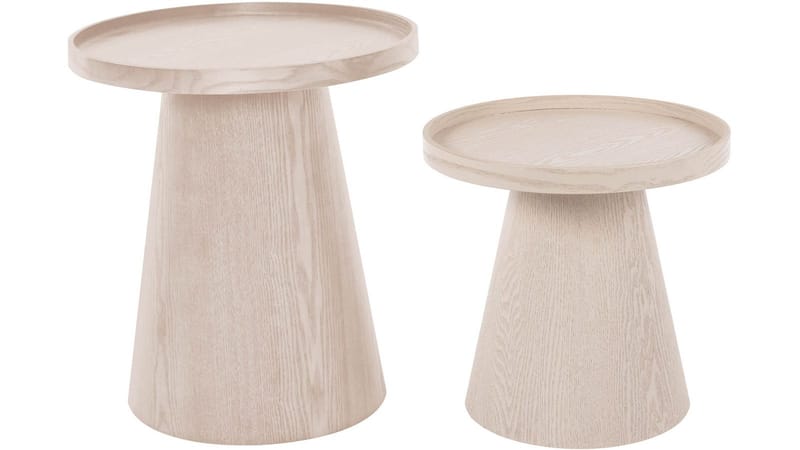 Bord Fjelln 45 cm (3-pack) - Ljus natur - Möbler - Bord & matgrupp - Avlastningsbord & sidobord - Brickbord & småbord