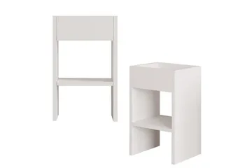 Brendale Sidobord 30 cm - Vit - Möbler - Bord & matgrupp - Avlastningsbord & sidobord - Lampbord & sidobord