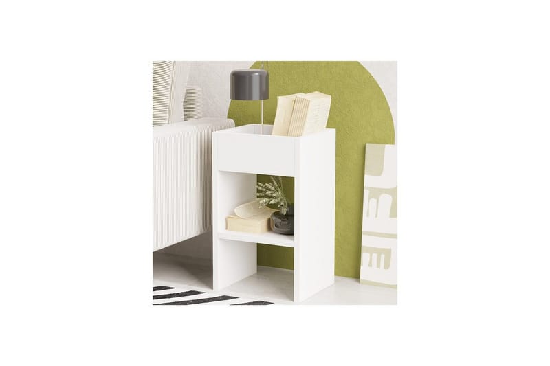 Brendale Sidobord 30 cm - Vit - Möbler - Bord & matgrupp - Avlastningsbord & sidobord - Lampbord & sidobord