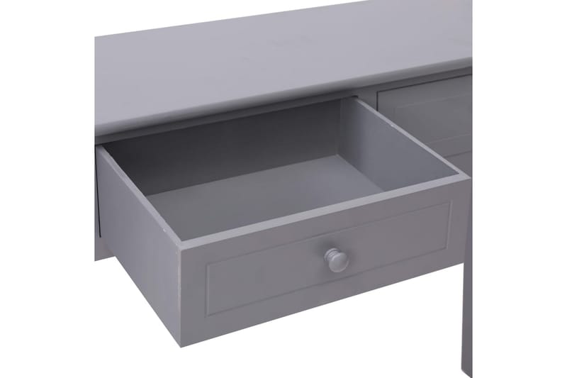 Avlastningsbord grå 90x30x77 cm trä - Grå - Lampbord & sidobord - Brickbord & småbord