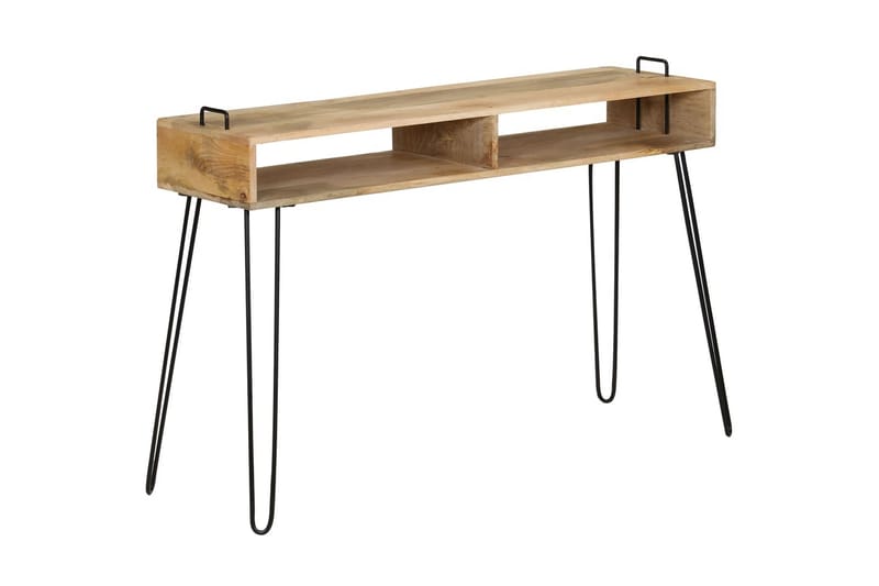 Avlastningsbord mangoträ 115x35x76 cm - Brun - Lampbord & sidobord - Brickbord & småbord