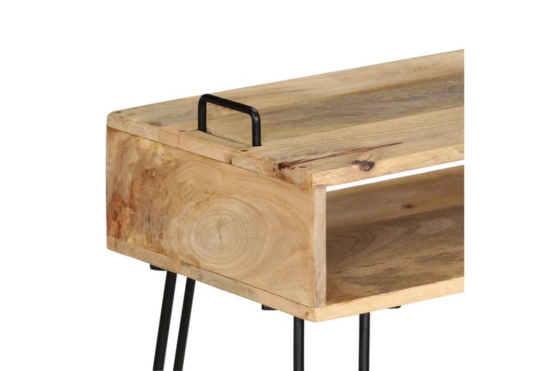Avlastningsbord mangoträ 115x35x76 cm - Brun - Lampbord & sidobord - Brickbord & småbord
