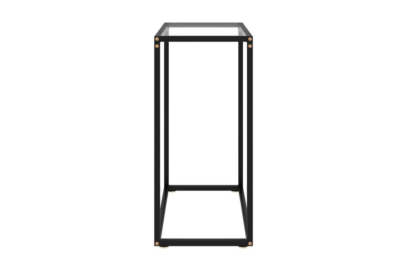 Avlastningsbord transparent 60x35x75 cm härdat glas - Transparent - Lampbord & sidobord - Brickbord & småbord