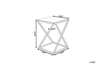 Beverly Sidobord 40 cm - Silver - Möbler - Bord & matgrupp - Avlastningsbord & sidobord - Brickbord & småbord