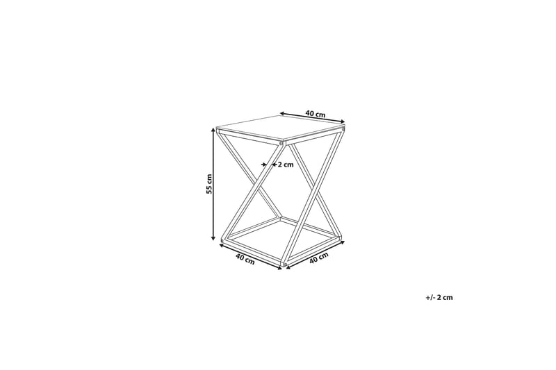 Beverly Sidobord 40 cm - Silver - Möbler - Bord & matgrupp - Avlastningsbord & sidobord - Brickbord & småbord