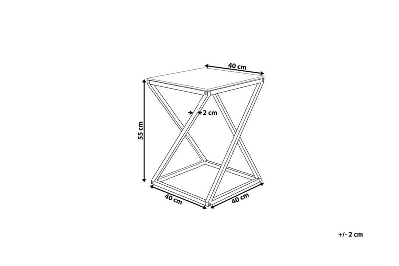 Beverly Sidobord 40 cm - Silver - Möbler - Bord & matgrupp - Avlastningsbord & sidobord - Brickbord & småbord