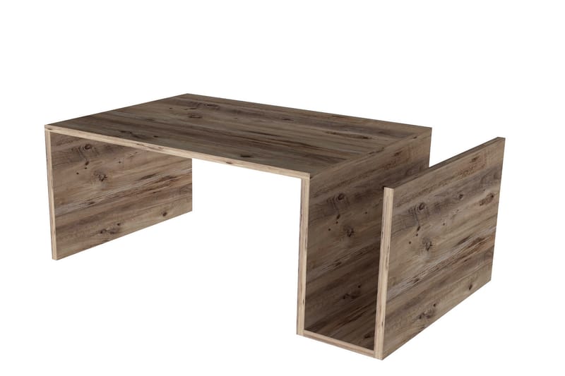 Brickbord Memenil 87 cm - Brun - Möbler - Bord & matgrupp - Avlastningsbord & sidobord - Brickbord & småbord