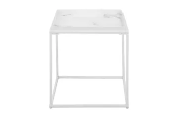 Burwick Sidobord 42 cm - Vit - Möbler - Bord & matgrupp - Avlastningsbord & sidobord - Brickbord & småbord