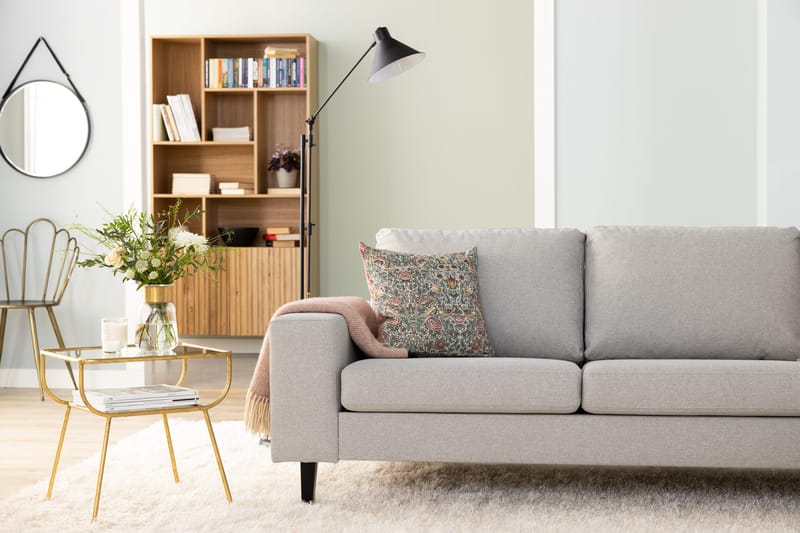 Callista Sidobord 47 cm - Antik Mässing/Glas - Möbler - Bord & matgrupp - Avlastningsbord & sidobord - Brickbord & småbord